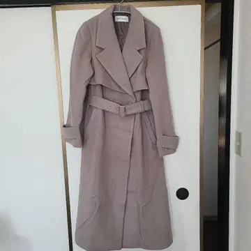 미슈마슈 롱 코트 벨트 포함