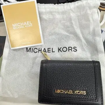 MICHAEL KORS 블랙 3단 폴더형 지갑