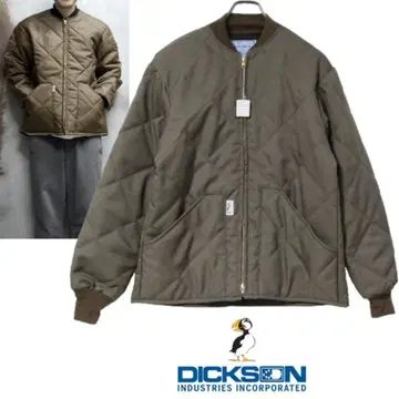 미사용 딕슨 퀼팅 헤링본 패딩 자켓 M 사이즈