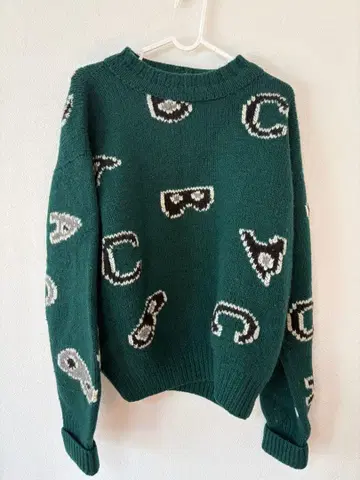 폴 스미스 다크 그린 니트 스웨터