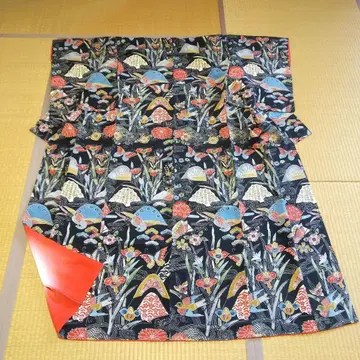 빙가타 블랙 베이스 코몬 기모노