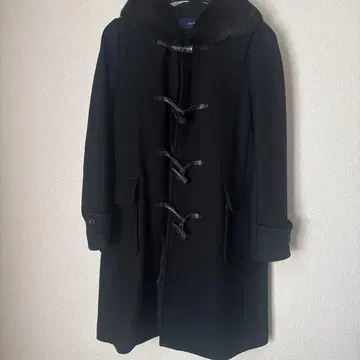 SHIPS 블랙 더플 코트 36