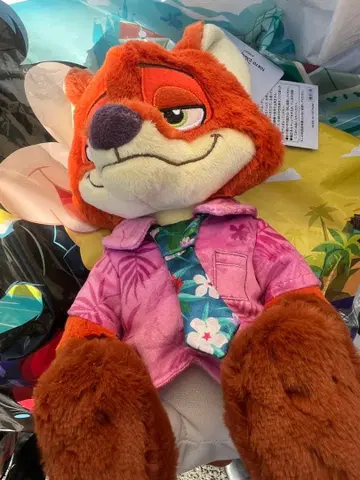 주토피아 닉 포지 펜 케이스 ZOOTOPIA 봉제 인형