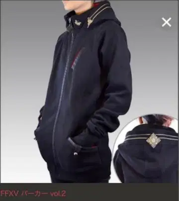 FFXV 후드티 vol.2 블랙+코스터 2개