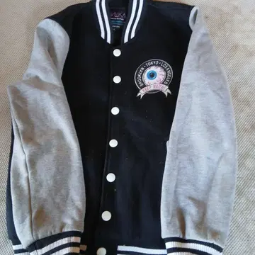 MISHKA 바시티 자켓 블랙 그레이