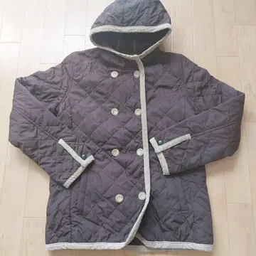 브라운 퀼팅 자켓 AIGLE