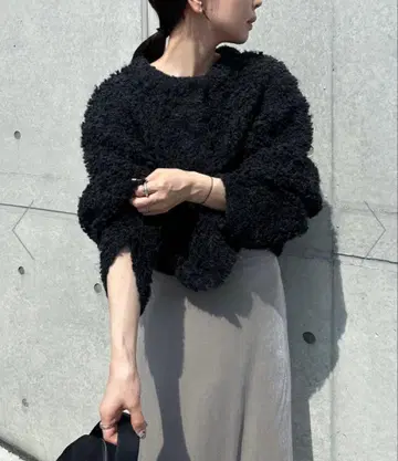 select moca by SON 루프얀 니트 숏 가디건