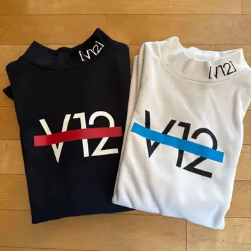 V12 긴팔 모크넥 2색 세트 XL