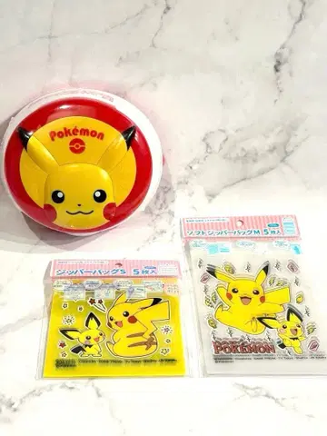 포켓몬 피카츄 물티슈 지퍼백 세트 새상품