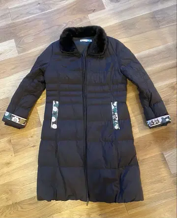 LEONARD 레오나르 롱 다운 코트 40 새상품급