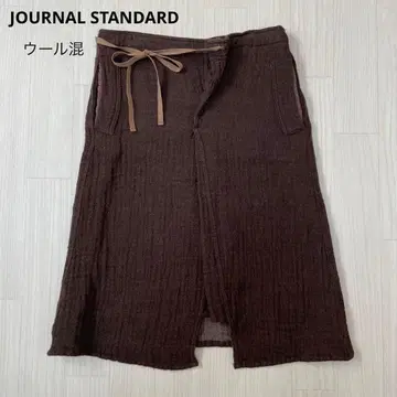 JOURNAL STANDARD 울 랩 플레어 스커트 36