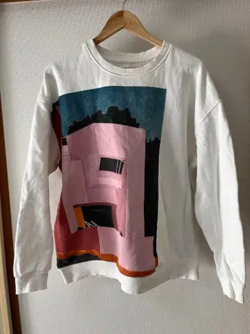 ZARA 프린트 스웻셔츠 M 사이즈