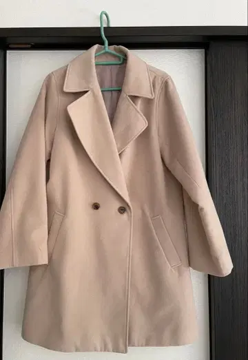 미사용품 후스후 시코 체스터 코트/FREE/P 코트