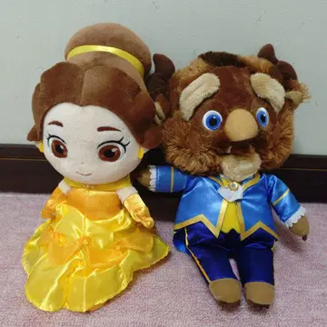 디즈니 벨과 야수 봉제 인형 세트