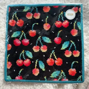 [새상품 미개봉] FEILER 체리 도트 손수건