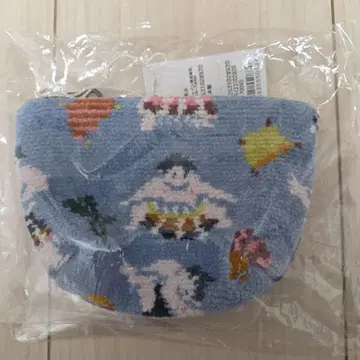 새상품 페이러 하케요이 보트형 파우치 라이트 블루