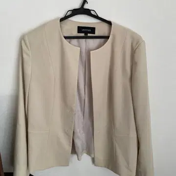 UNTITLED 노카라 자켓 사이즈 3