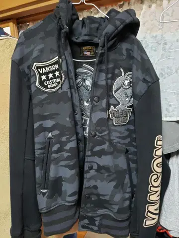 VANSON 카모 패턴 자켓 XXL 트위티