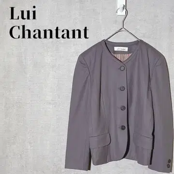 루이 샨탄 울 100% 노카라 자켓 사이즈 36(S) 월드