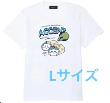 치이카와 (먼작귀) 레스토랑 T셔츠 화이트 L사이즈