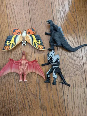 고질라 소프트 비닐 세트 2004