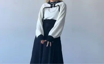 HARE 오미야점 한정품 2P 볼레로 니트