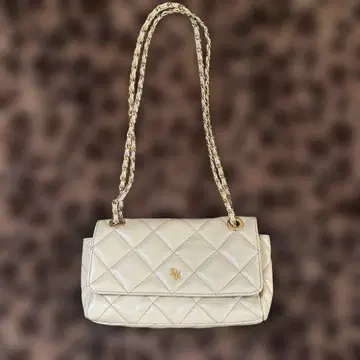 PARIS 64 퀼팅 숄더백 크림색 핸드백
