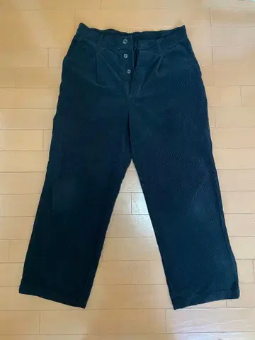 Nest robe CONFECT 블랙 코듀로이 와이드 팬츠 사이즈 3