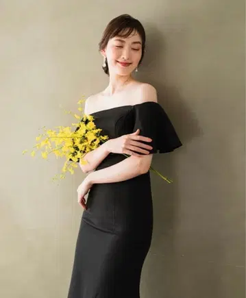 사전 촬영 2차 모임 드레스 블랙