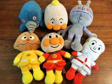 [프리치이 비] 호빵맨 봉제 인형 6체 세트*덤 포함