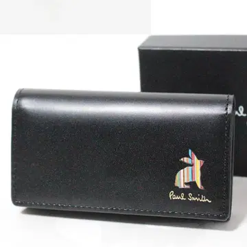 미사용 폴스미스 박스 포함 토끼 5연식 가죽 키케이스