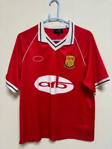 AFB 레드 피케 셔츠 M 사이즈