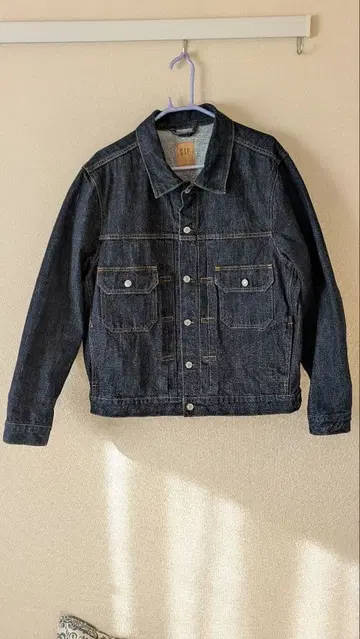 GAP 헤비 웨이트 데님 자켓 L 사이즈 네이비 컬러