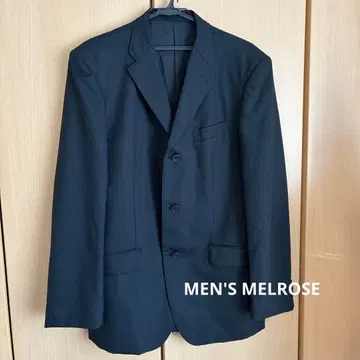 다크 그레이 스트라이프 비즈니스 정장 자켓 맨즈 멜로즈