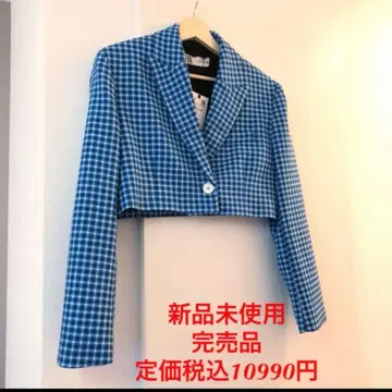 ZARA 자켓 정가 10990엔 블루 미사용 새상품 택 포함 컨디션 최상