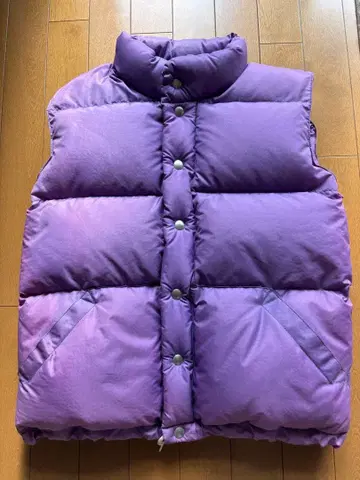 Crescent Down Works 퍼플 다운 베스트 S