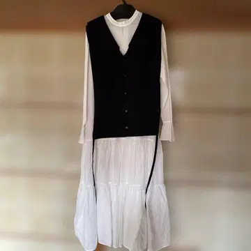 아메리 빈티지 니트 베스트 원피스