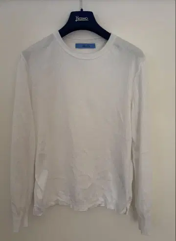 블루브레 Blu Bre 화이트 긴팔 니트