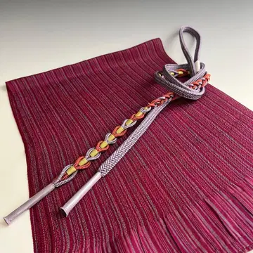 미사용 새상품 이가 허리띠와 오비 세트