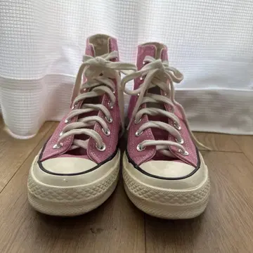 CONVERSE ALL STAR 핑크 하이컷 스니커즈