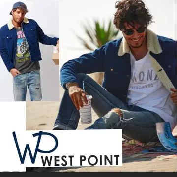 고품질 WP WESTPOINT 인디고 보아 코듀로이 자켓 L