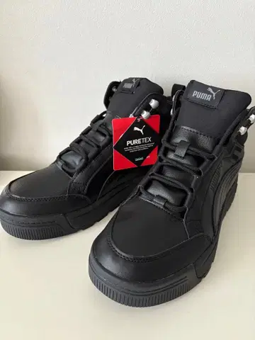 미사용 PUMA 퓨어테크 스니커즈 하이컷 26cm