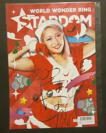 여자 프로레슬링 스타덤 공식 굿즈 포트레이트 기무라 하나 산타Ver.