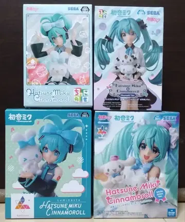 하츠네 미쿠 시나모롤 피규어 4개 세트 3