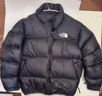 [거의 미사용] THE NORTH FACE 다운 자켓 블랙 눕시
