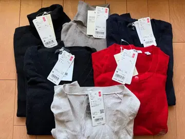 [ 새상품 ] 유니클로 여성용 니트 6개