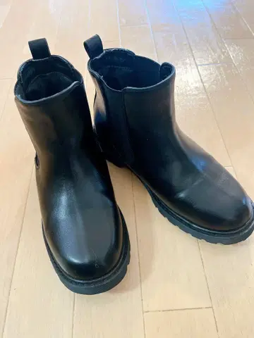 사이드 고어 부츠 블랙 L 사이즈