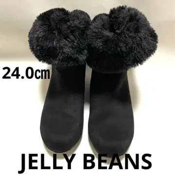 젤리빈스 부츠 퍼 블랙 L 사이즈