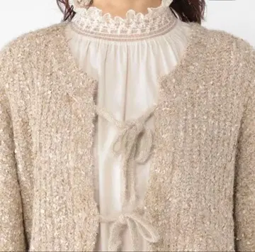 스튜디오 클립 5게이지 플래그 얀 가디건