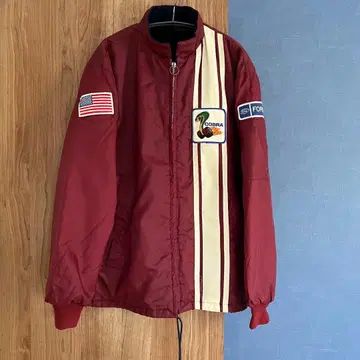 70s 80s 포드 코브라 USA 레이싱 자켓 지퍼